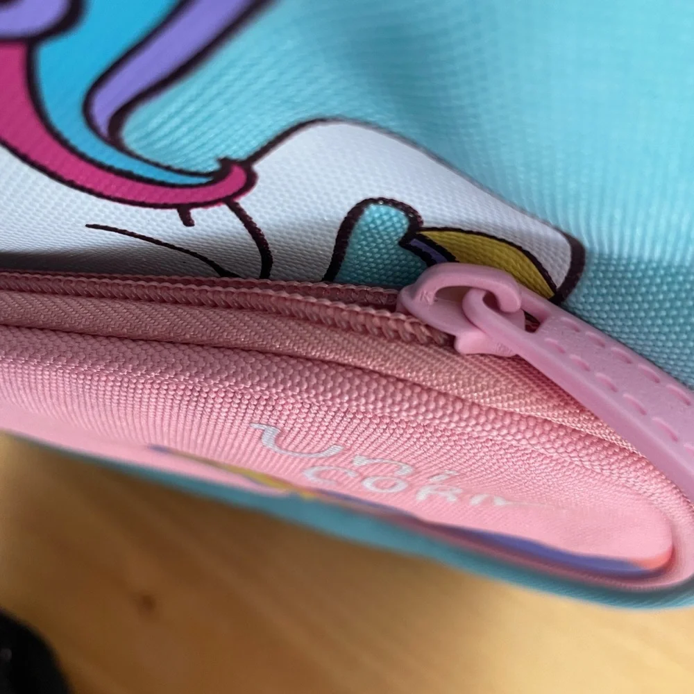 Pink and Blue Child Size Unicorn Backpack